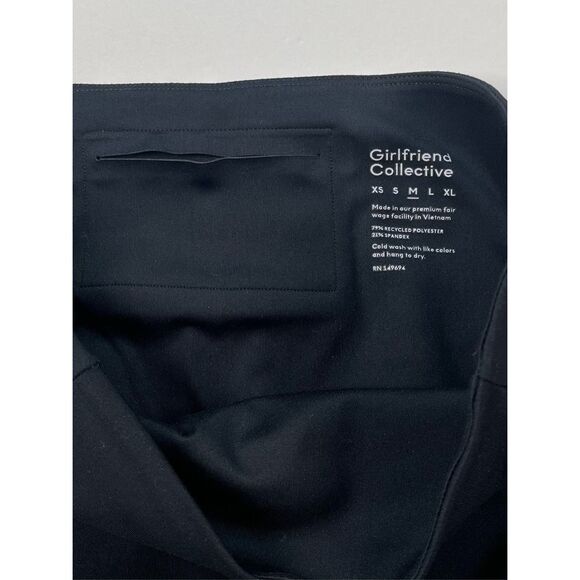 Girlfriend Collective Black Compressive High Rise Legging Size Medium 28.5" Leg - Picture 5 of 9